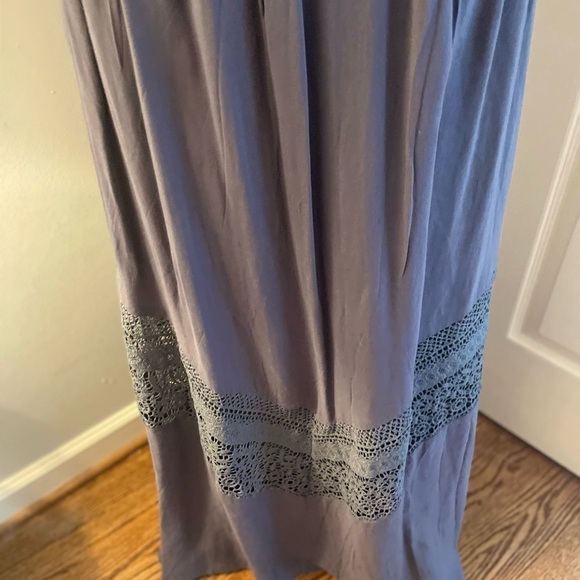 Altar’d State Maxi Dress Dusty Blue size S lined - Picture 4 of 12